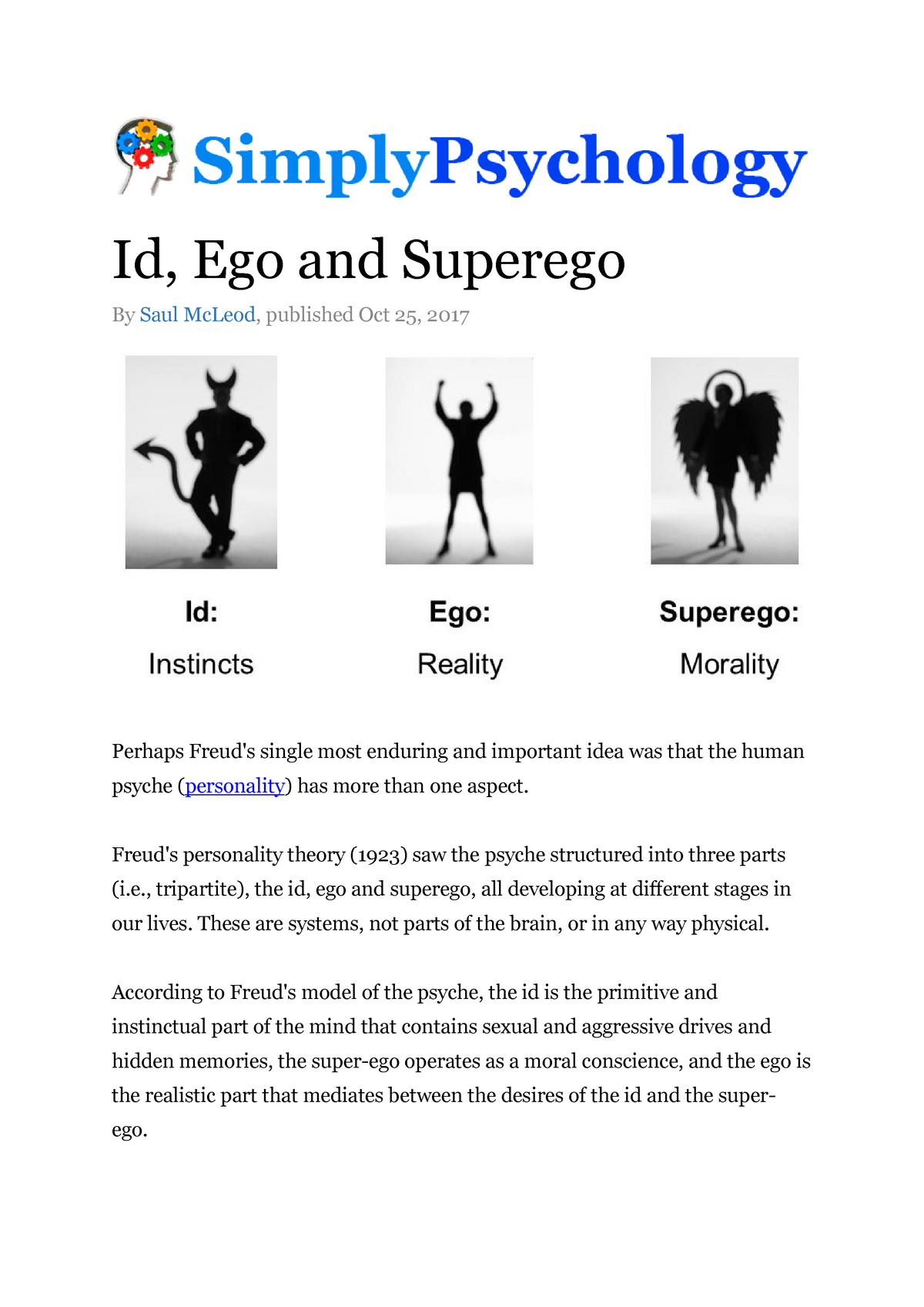 Examples Of Id Ego And Superego Picosalo