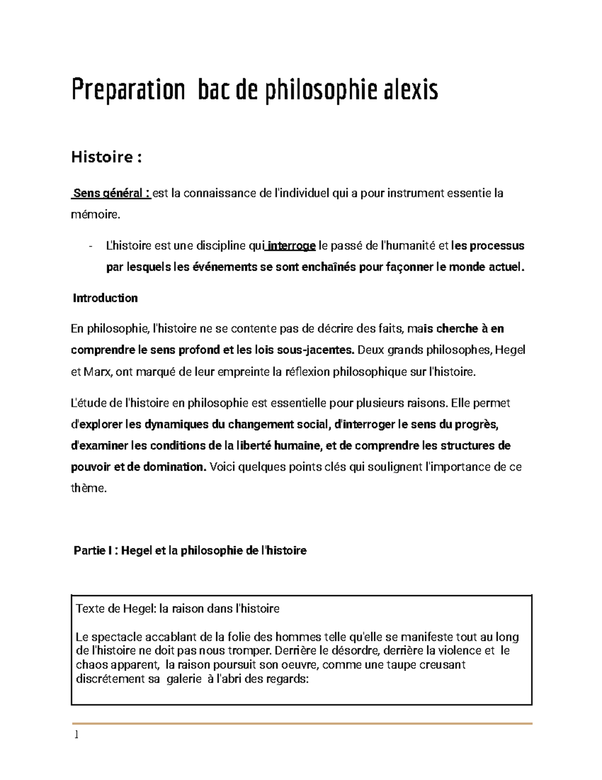 Preparation bac de philosophie - theme histoire et religion ...
