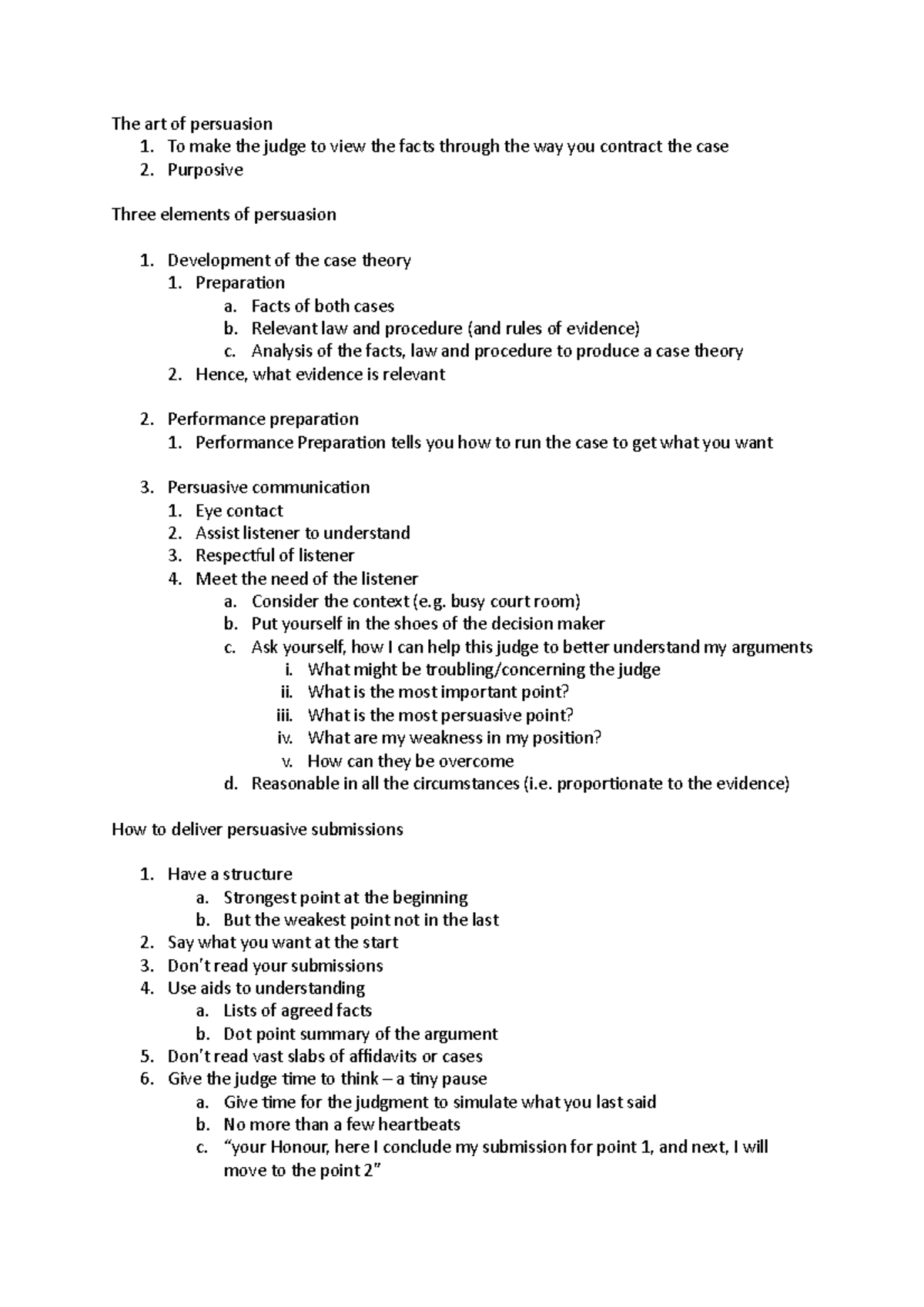 The art of persuasion not very good so - The art of persuasion 1. To ...