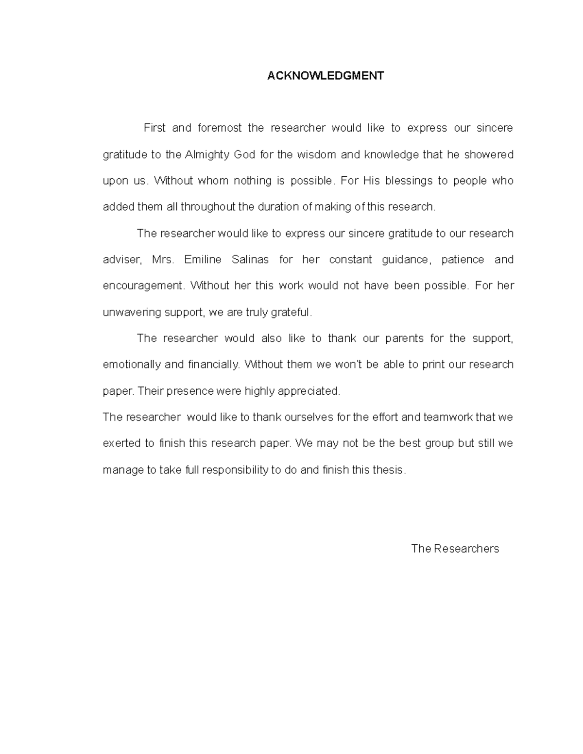 Acknowledgement - lecture notes - ACKNOWLEDGMENT First and foremost the ...