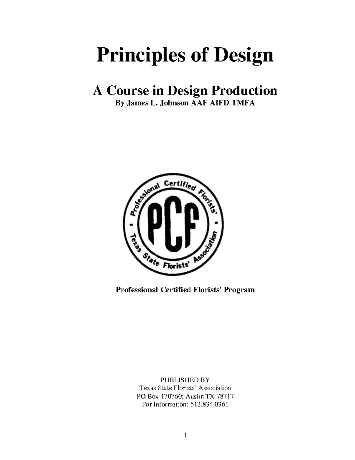 NEW Principles of Design - Principles of Design A Course in Design ...