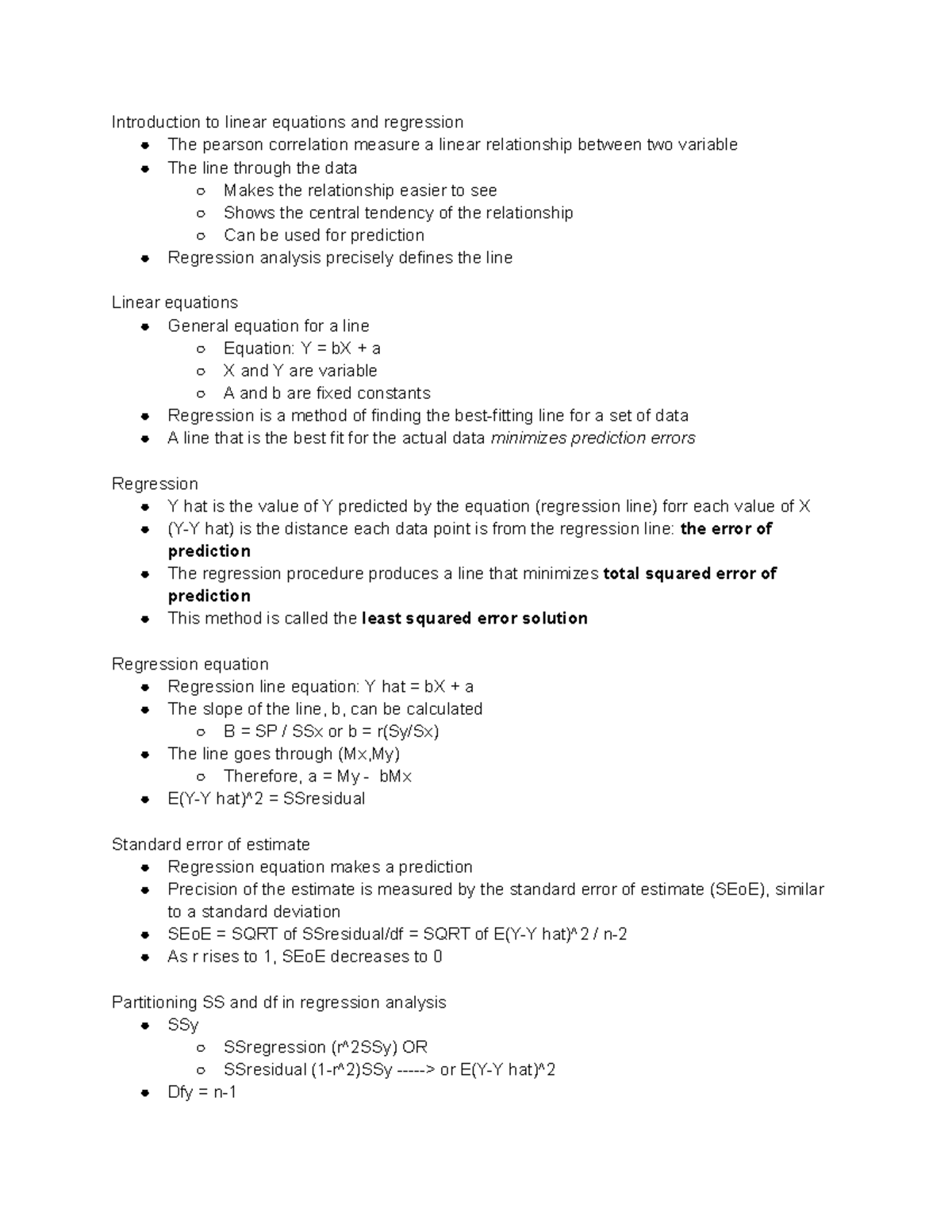 Stats 295 Chapter 14 Linear Regression - Introduction to linear ...