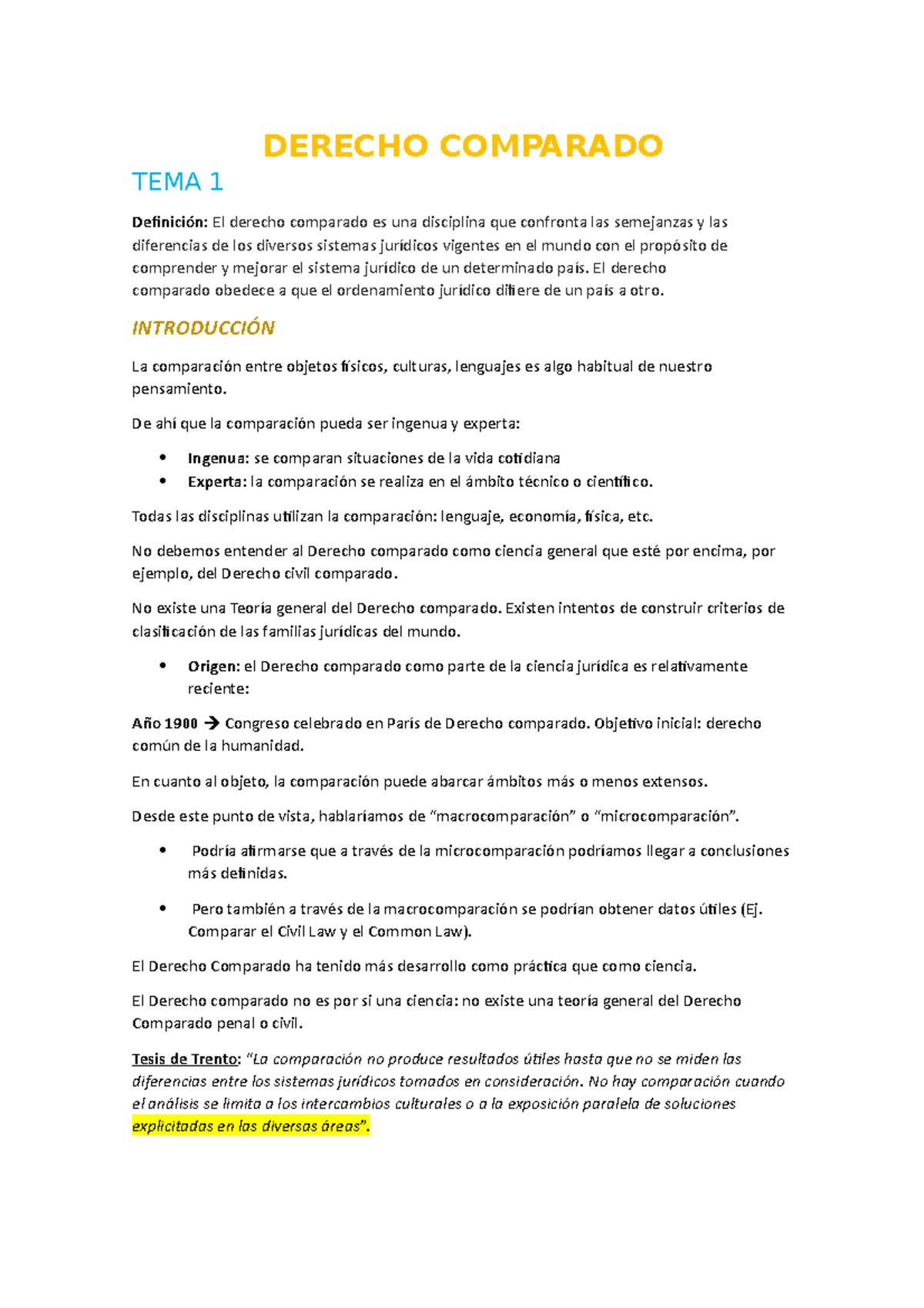 Derecho Comparado - Segundo módulo Geografía jurídica - DERECHO ...