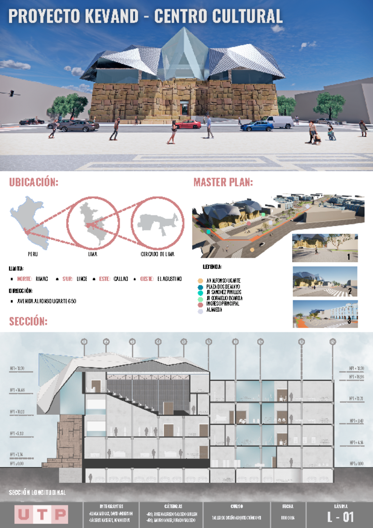 Panel Final - presentacion de taller de arquitewdctura -ARQ. RUBEN ...