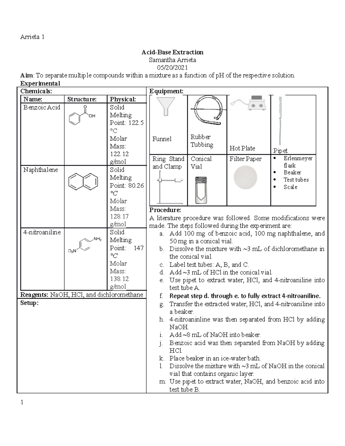 acid base assignment pdf