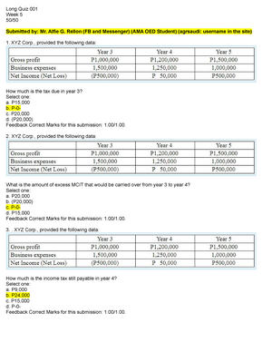 Income Tax - Chapter 1 Banggawan Notes - What Is Taxation? A State ...