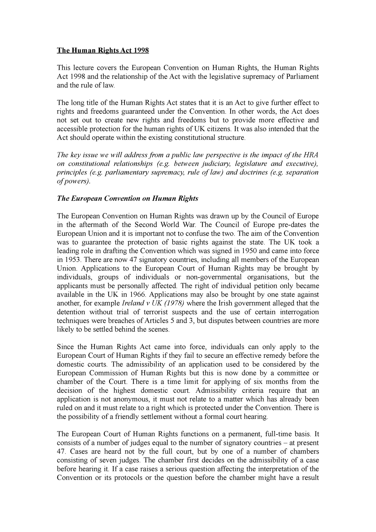 lecture-8-human-rights-the-human-rights-act-1998-this-lecture