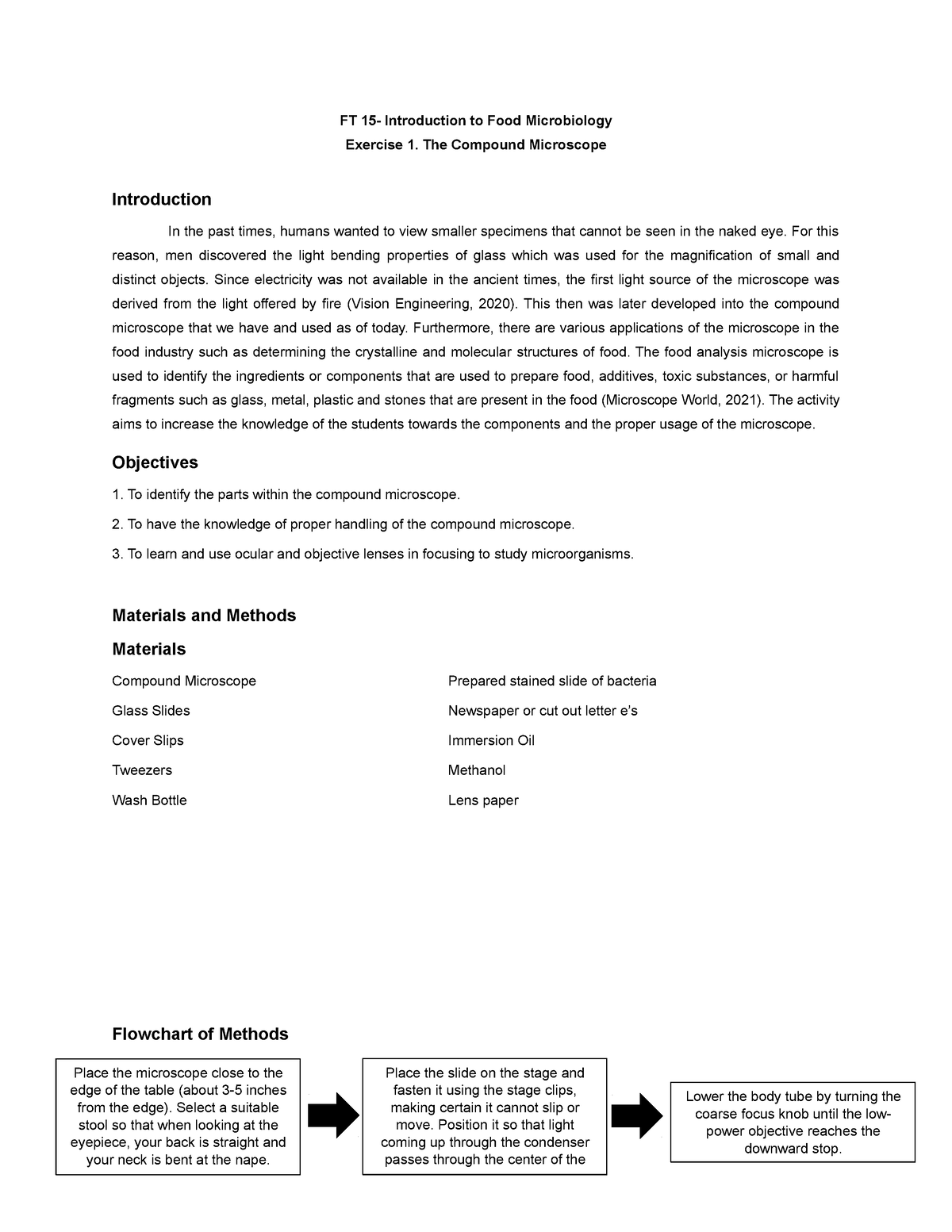 food microbiology essay questions