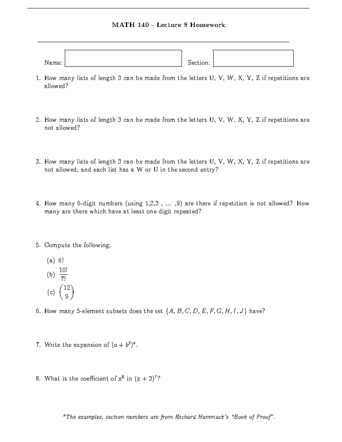 math 140 homework answers