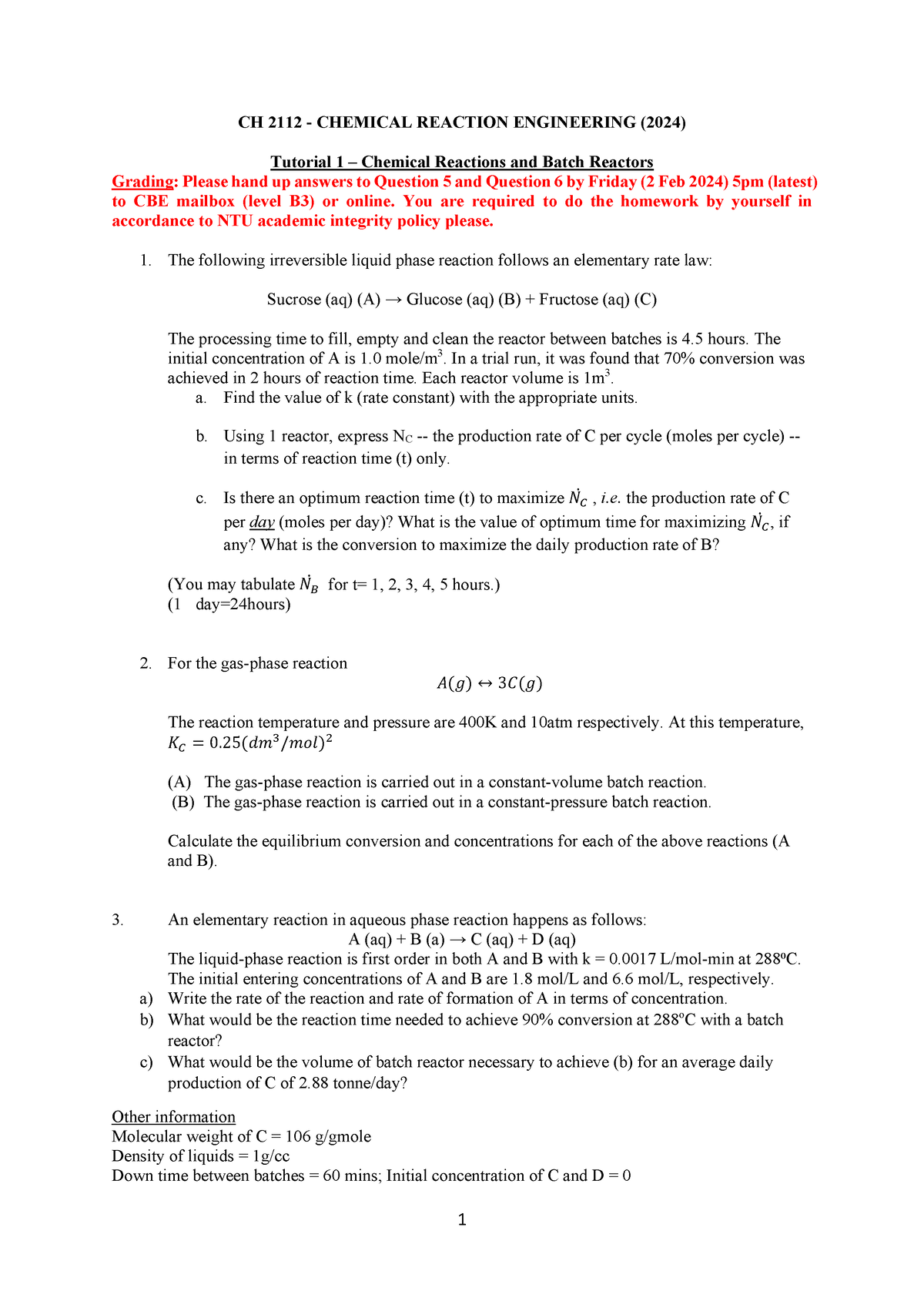 2024 CH2112 Tutorial 1 Uploaded 23 Jan 2024 1 CH 2112 CHEMICAL   Thumb 1200 1698 