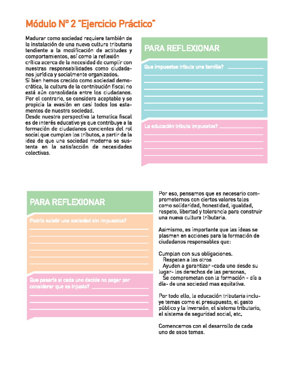 Ejercitación - M2 - MODULO 2 - Implementación - Studocu