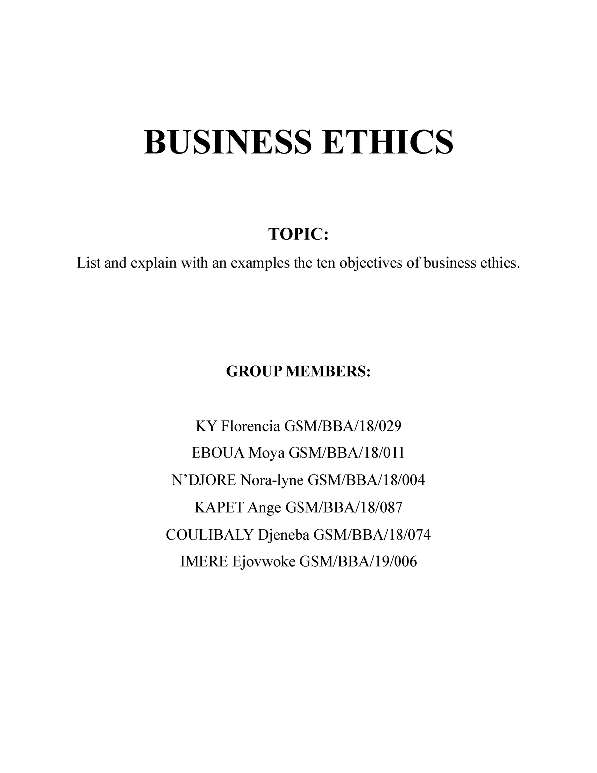 business-ethics-end-semester-group-1-business-ethics-topic-list-and