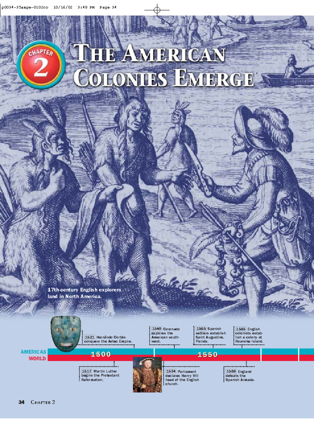 Copy of US Ch 2 The American Colonies Emerge1 Spanish settlers