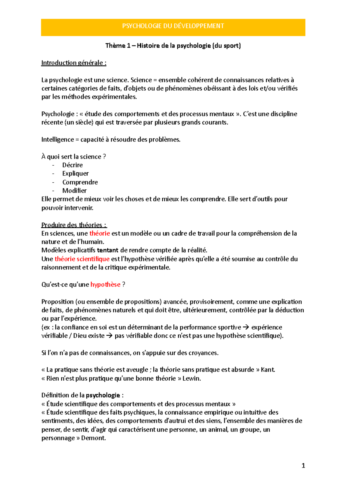 Histoire de la psychologie du sport - PSYCHOLOGIE DU DÉVELOPPEMENT ...