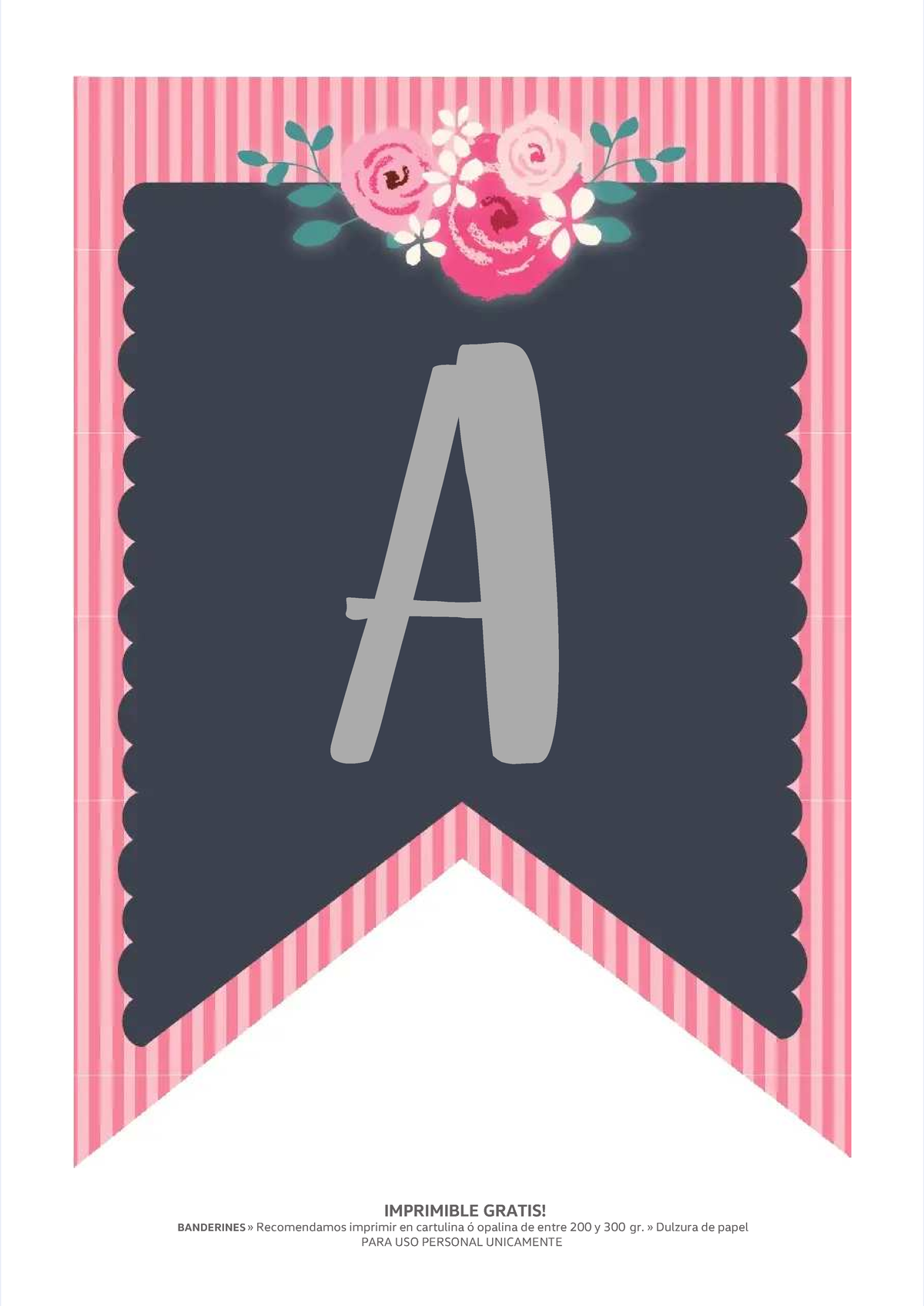 Pdf-rosa-banderines compress - AA IMPRIMIBLE GRATIS!IMPRIMIBLE GRATIS ...