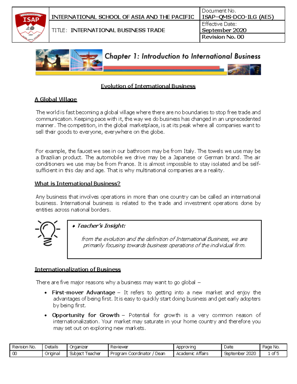 Chapter 1 - Lecture Notes 1 - Warning: TT: Undefined Function: 32 ...