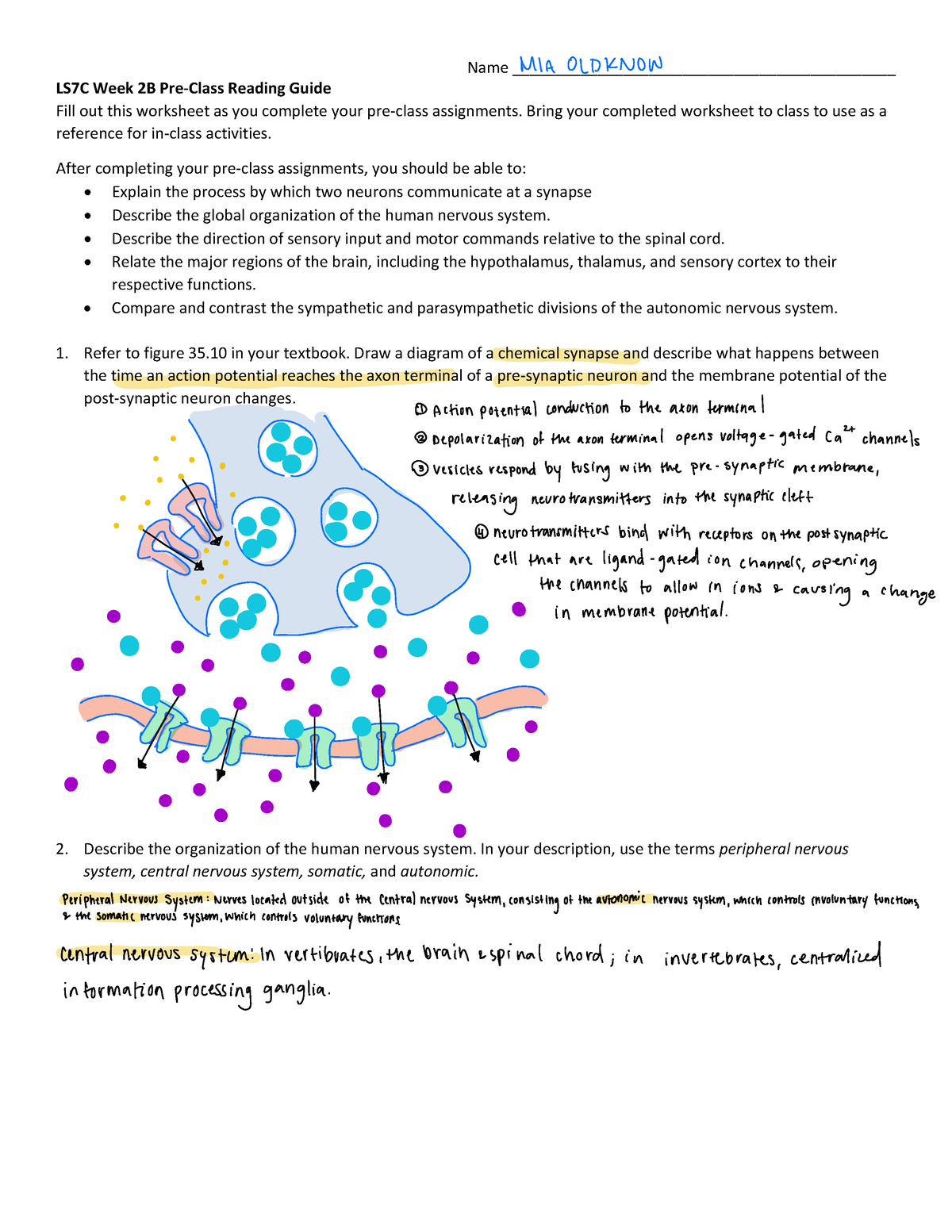 Reading Guide 2B - Name ...