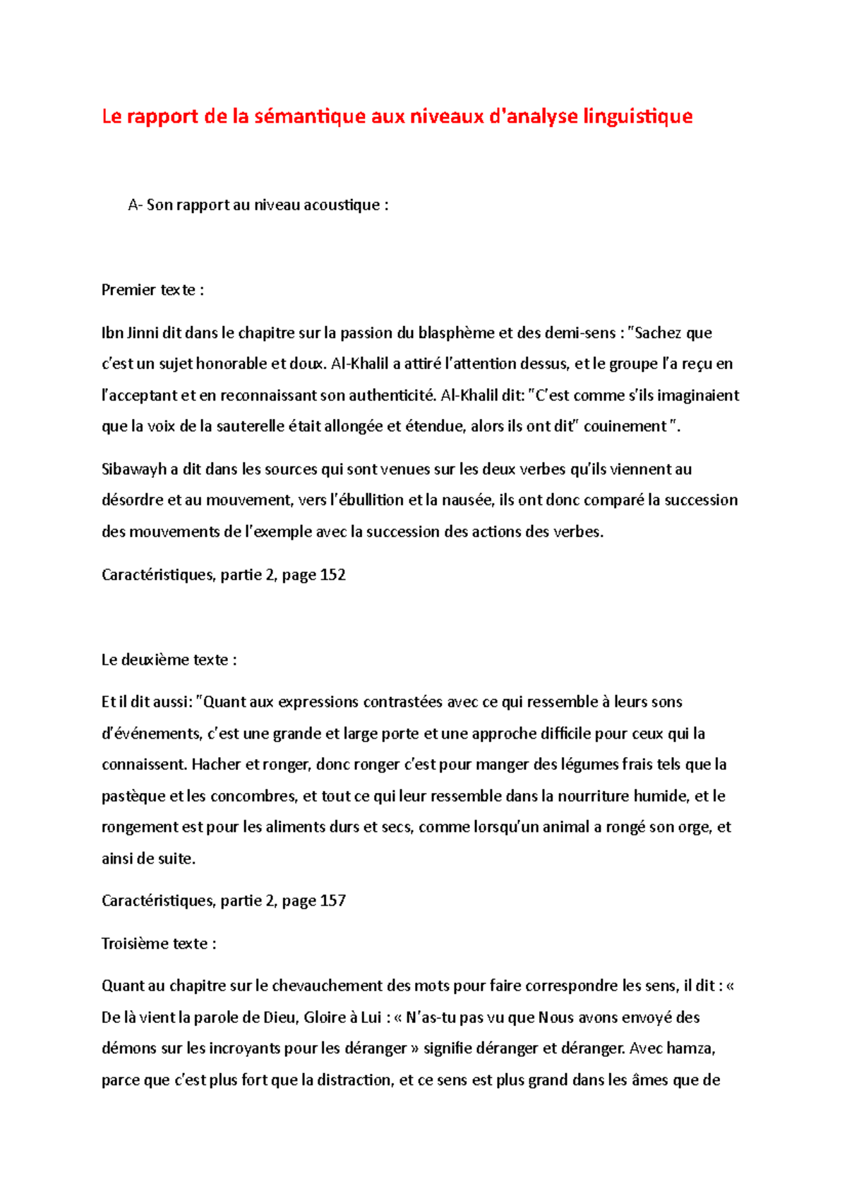 Analyse Sémantique Linguistique – BPJN