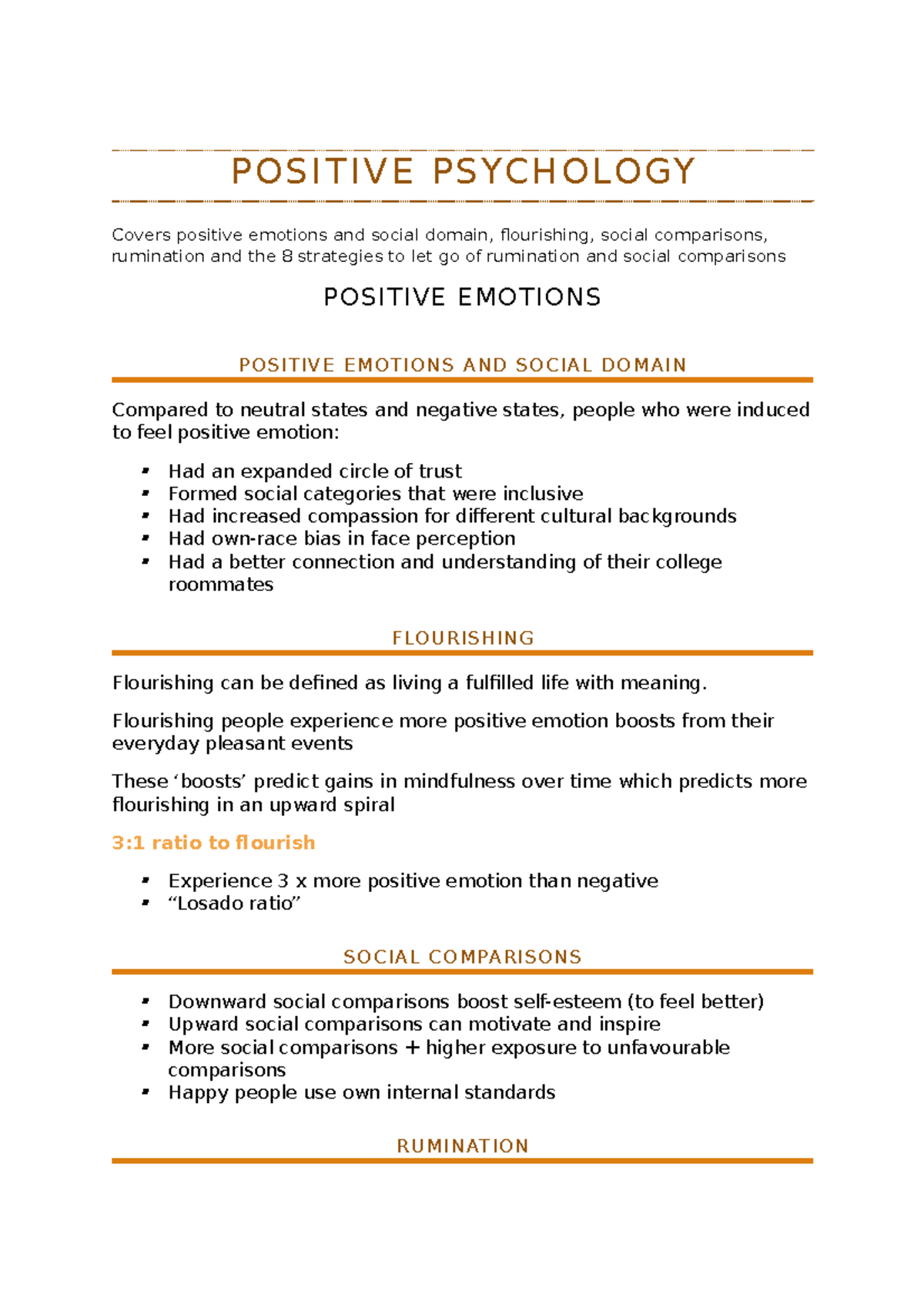 Positive Psychology 10 - P O S I T I V E P S YC H O LO GY Covers ...