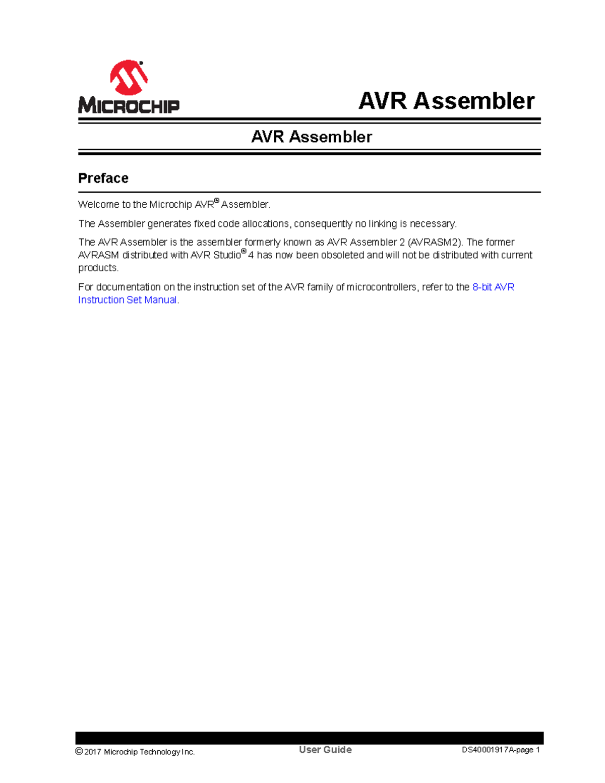 AVR Assembler asdasd AVR Assembler Studocu