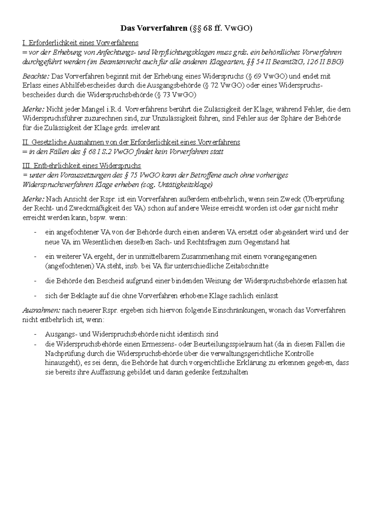 Untätigkeitsklage, § 75 Vwgo : § 75 VwGO – MVFG
