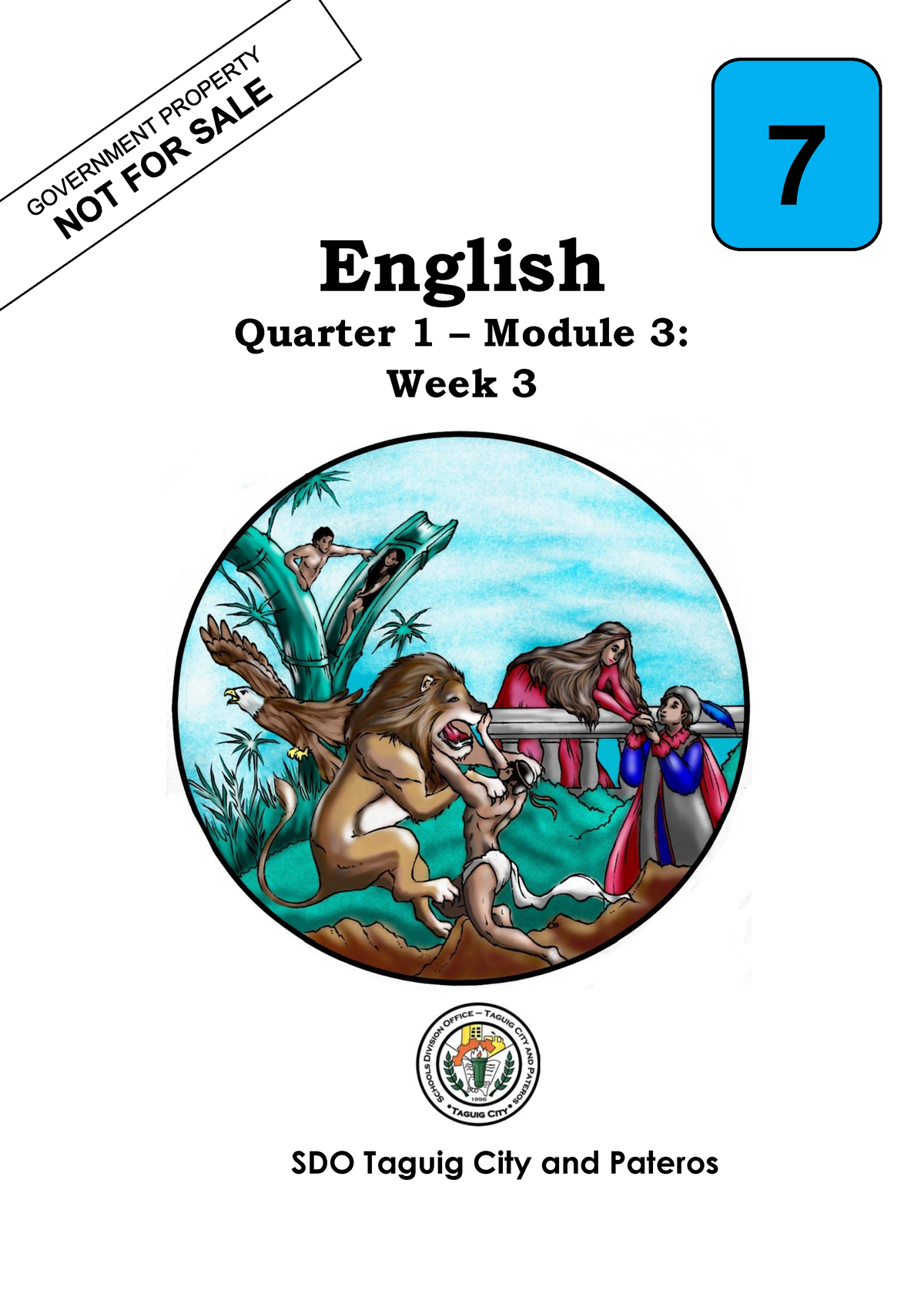 English 7 Q1 M3 W3 - Module - English Quarter 1 – Module 3: Week 3 SDO ...