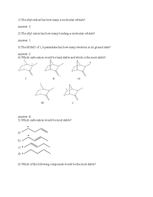 Prelab 1 - Pre-lab Procedure For Lab 1: The Oxidation Of Cyclohexanol 