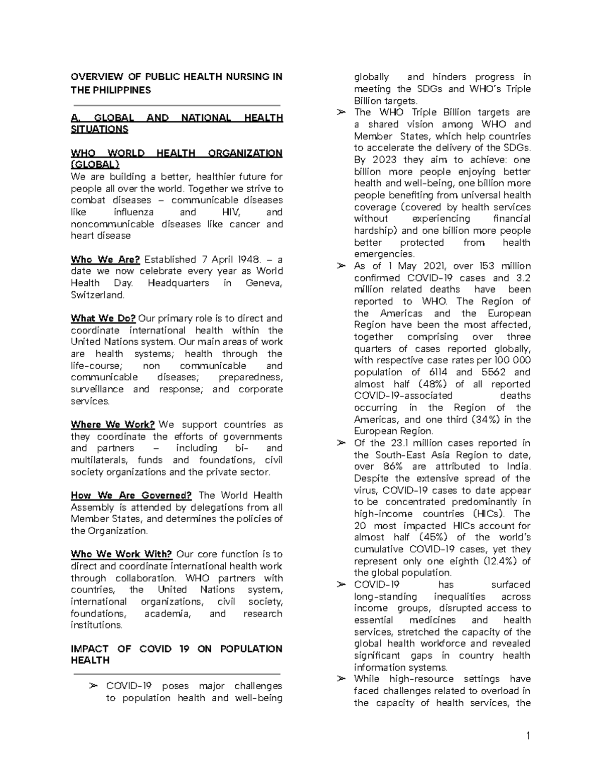 CHN211 Transes Midterm exam for chnn211 olfu OVERVIEW OF PUBLIC