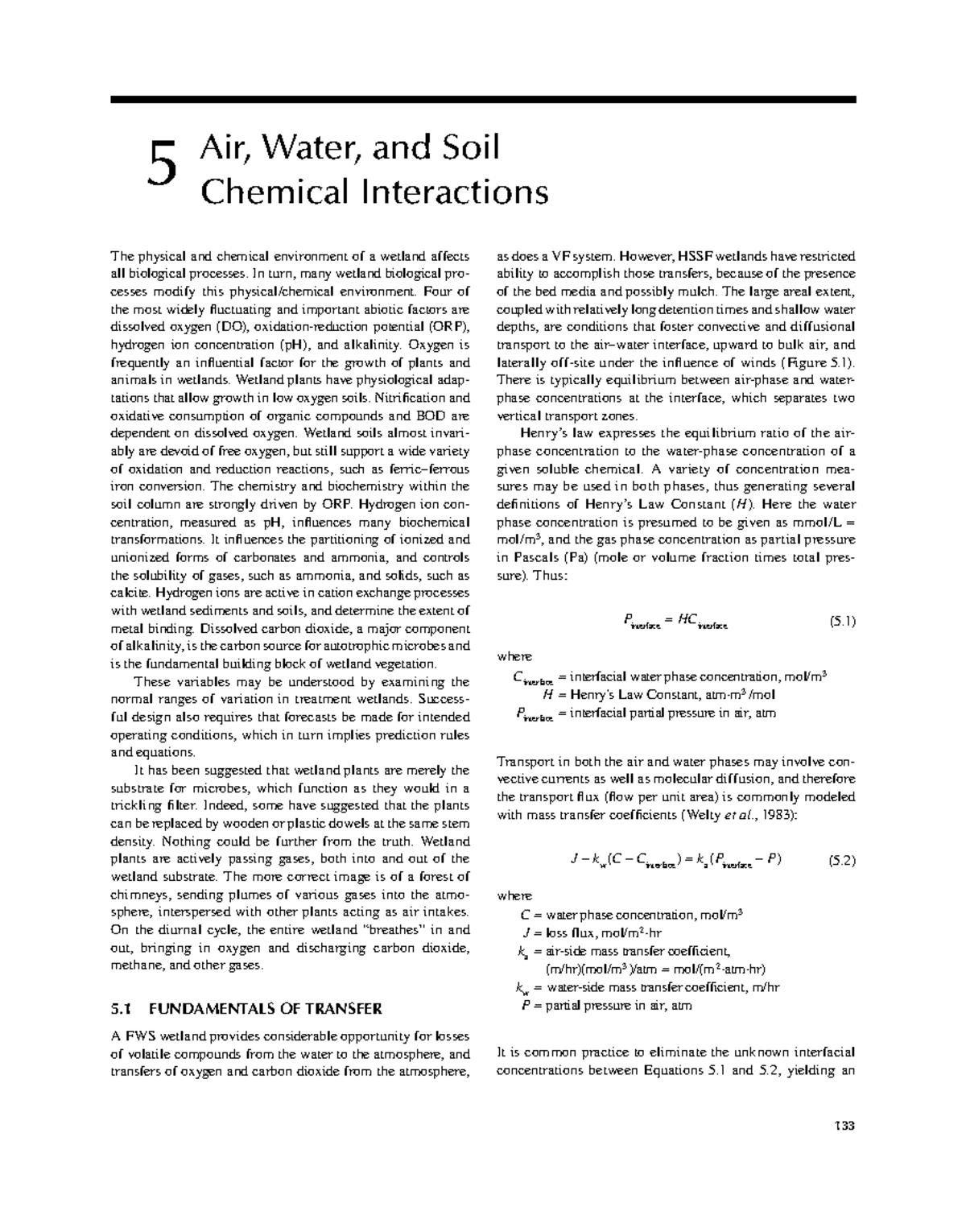 Treatment Wetlands 2009 160 182 - ####### 133 5 Air, Water, and Soil ...