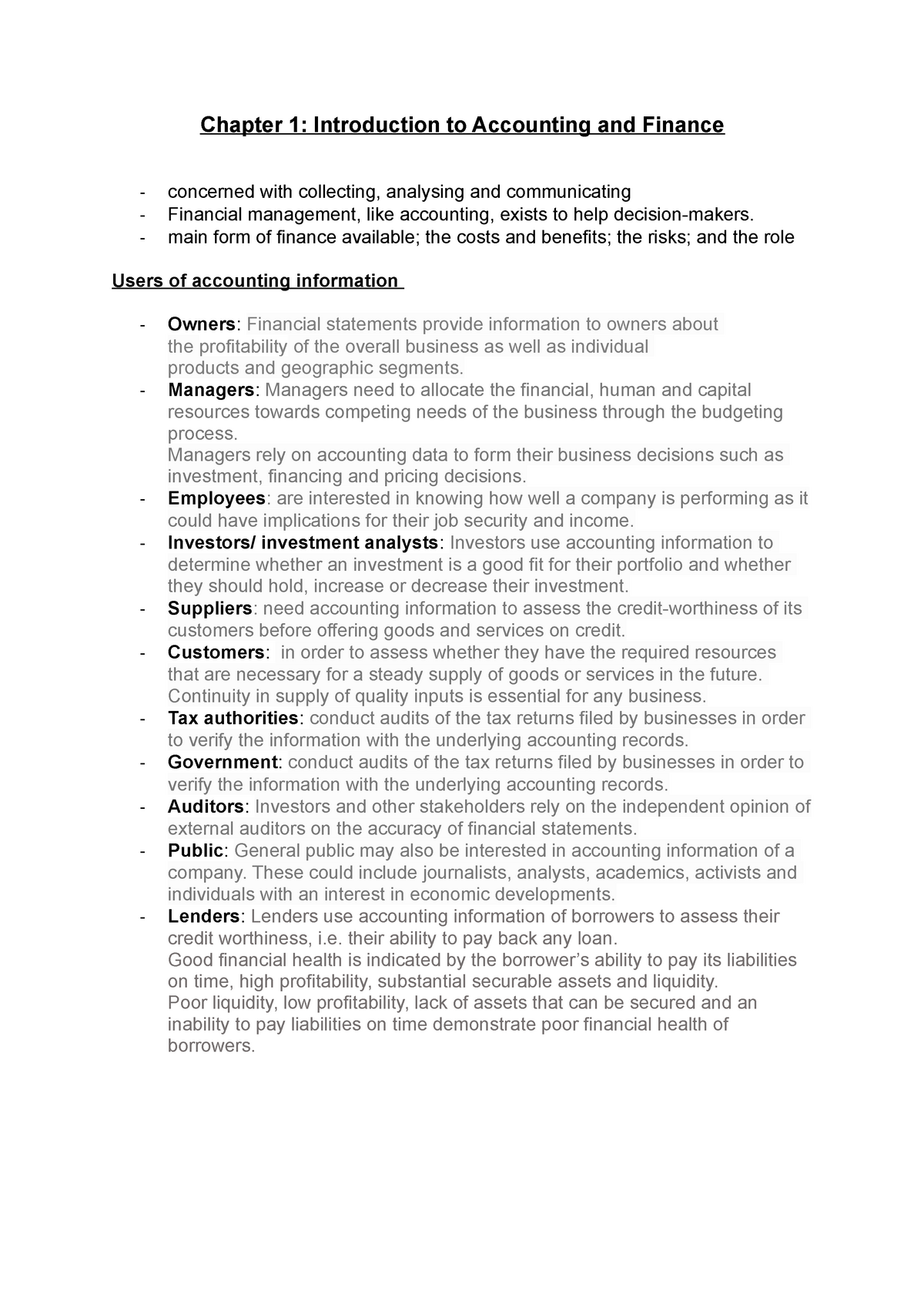 Chapter 1 - Lecture Notes Lecture 1 - Chapter 1: Introduction To ...