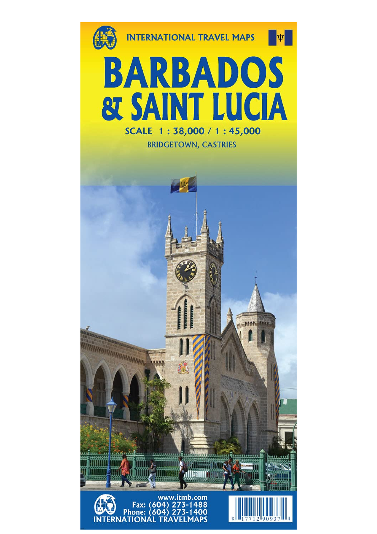 Kindle Online PDF Barbados And Saint Lucia Travel Reference Map 1 38000 ...