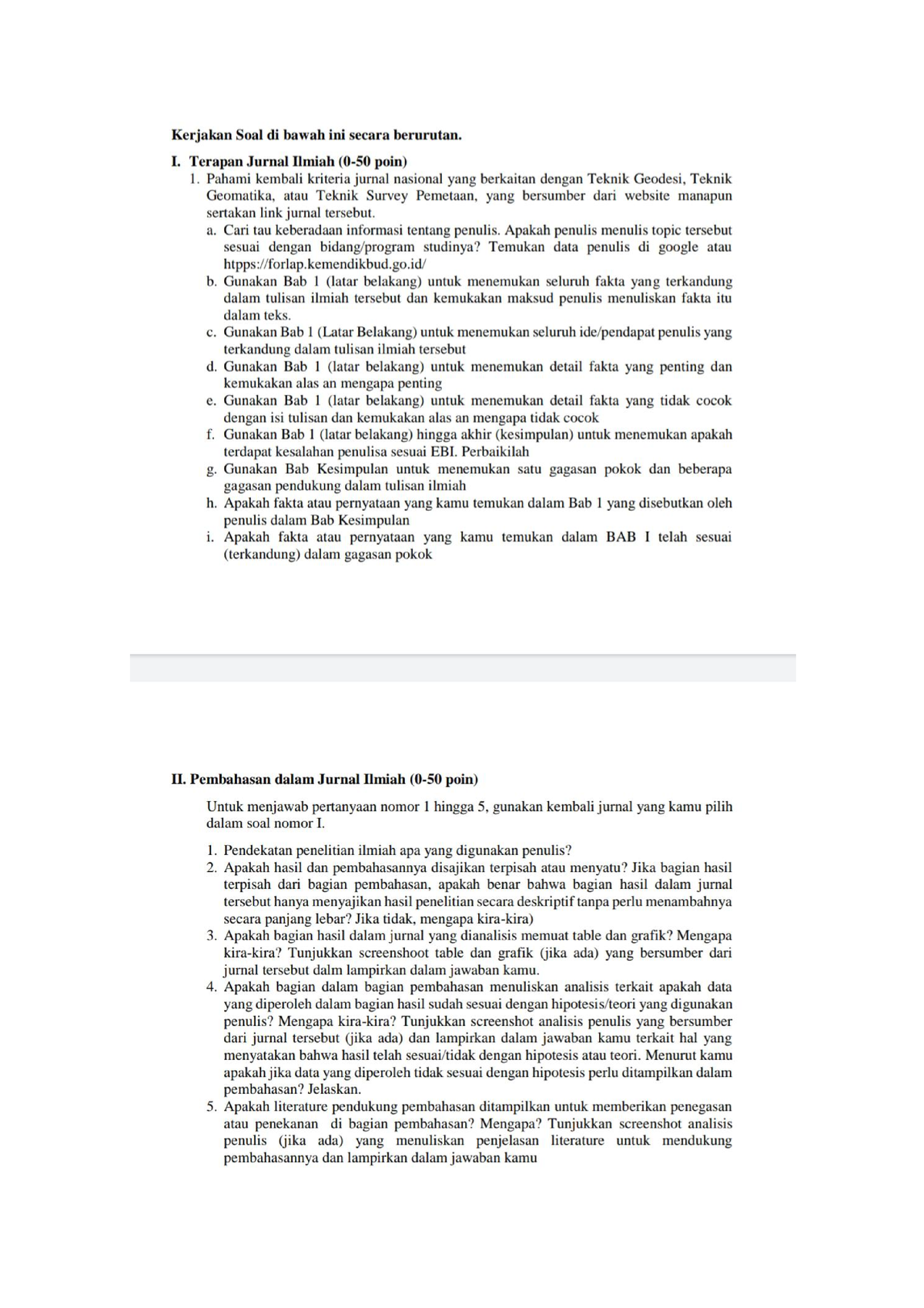 UAS%20 Bahasa%20 Indonesia%20 Semester%201 - I. Jurnal Geodesi Undip ...