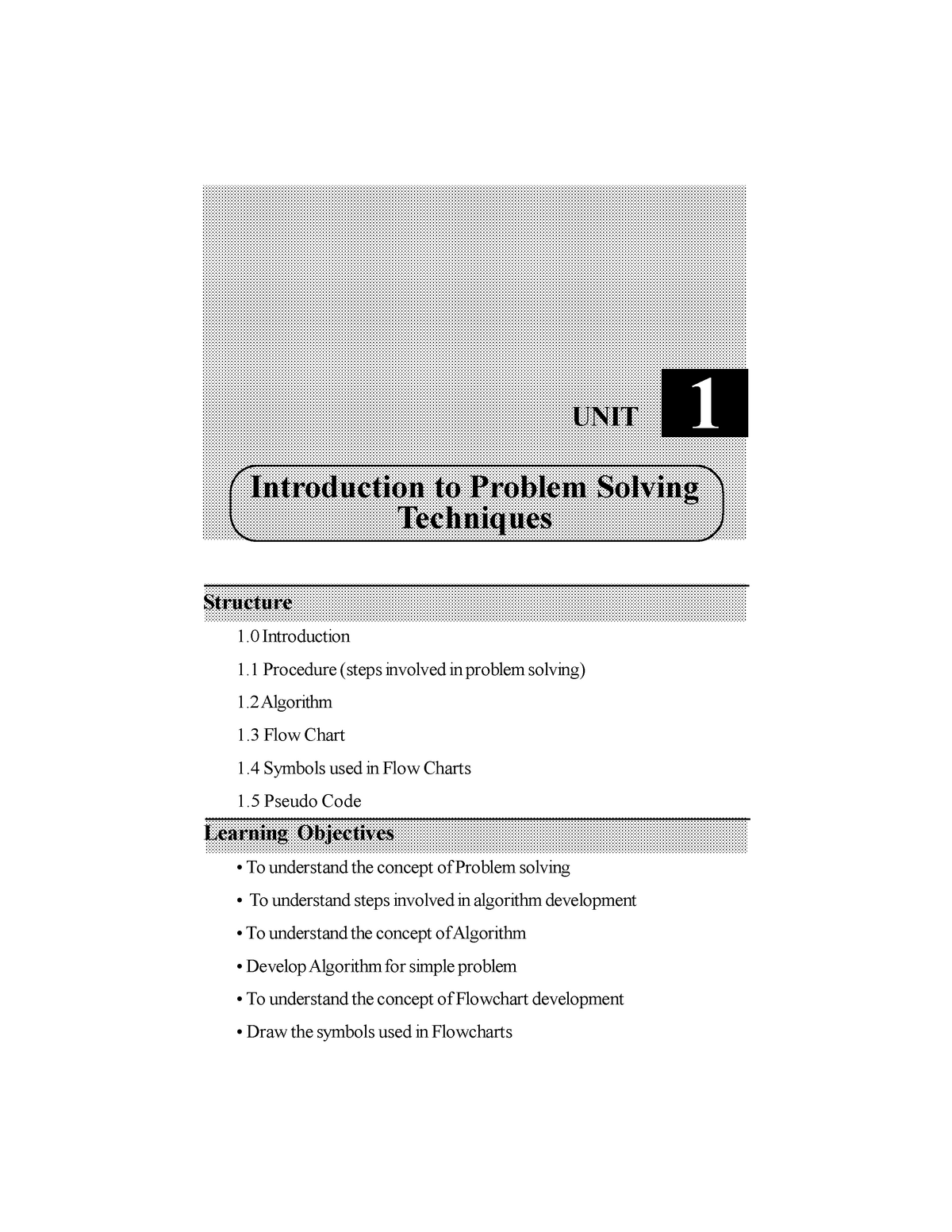 problem solving techniques using c notes