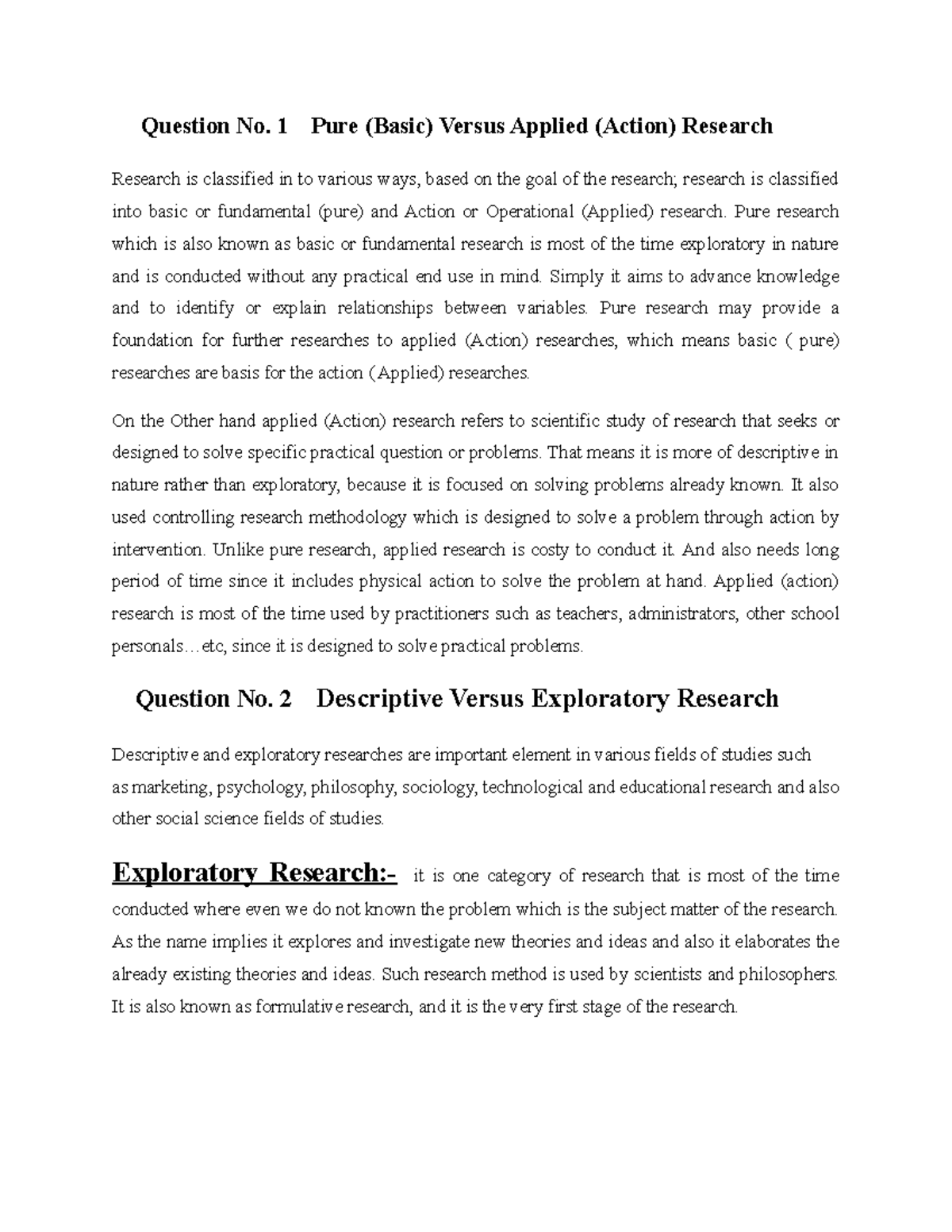 legal research questions and answers