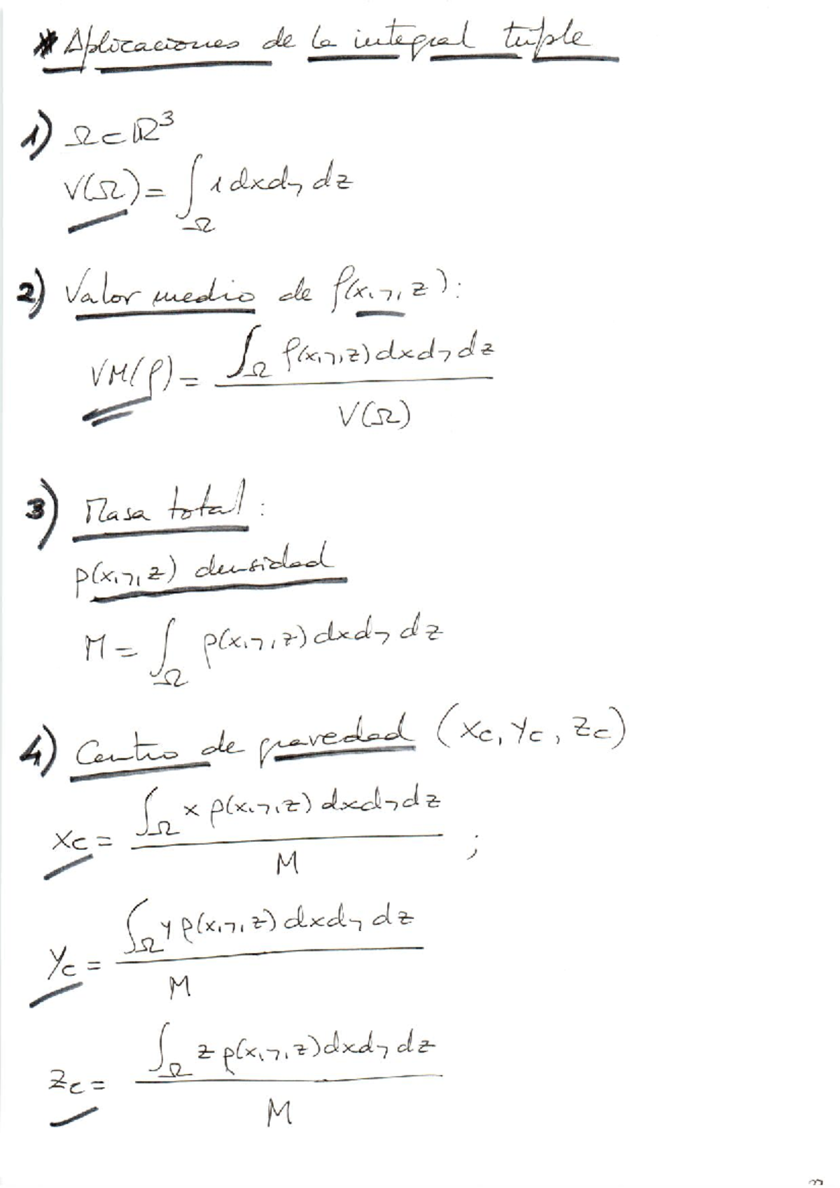 Aplicaciones-integral-triple - Calculo II - Studocu