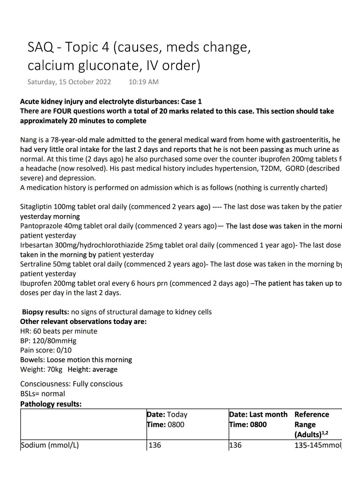 SAQ Topic 4 Causes Meds Change Calcium Gluconate IV Order   Thumb 1200 1698 