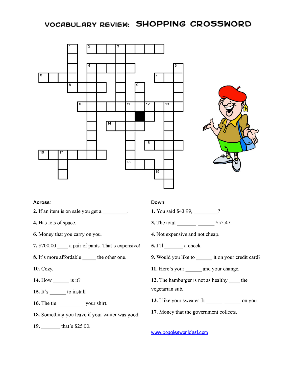 Workbook Crossword - 1 2 3 4 5 6 7 8 9 10 11 12 13 14 15 16 17 18 19 ...