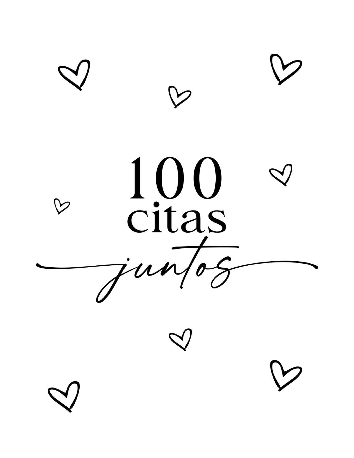 100 citas Juntos Negro-Marrón GENERICO