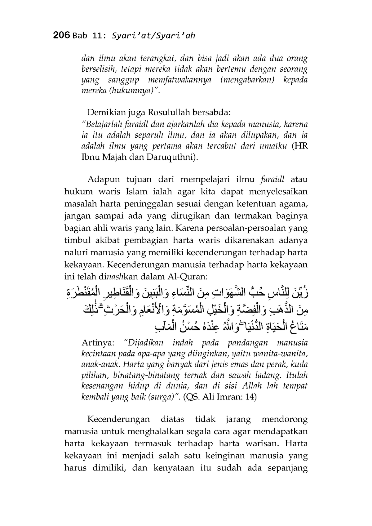 Pendidikan Agama Islam Sebuah Pengantar 73 - 206 Bab 11: Syari’at/Syari ...