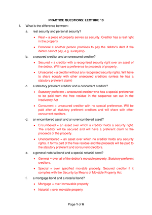 MER102 Test 2 2023 Memo - Memo Of Test 2 - MERCANTILE LAW 102 TEST 2: ...