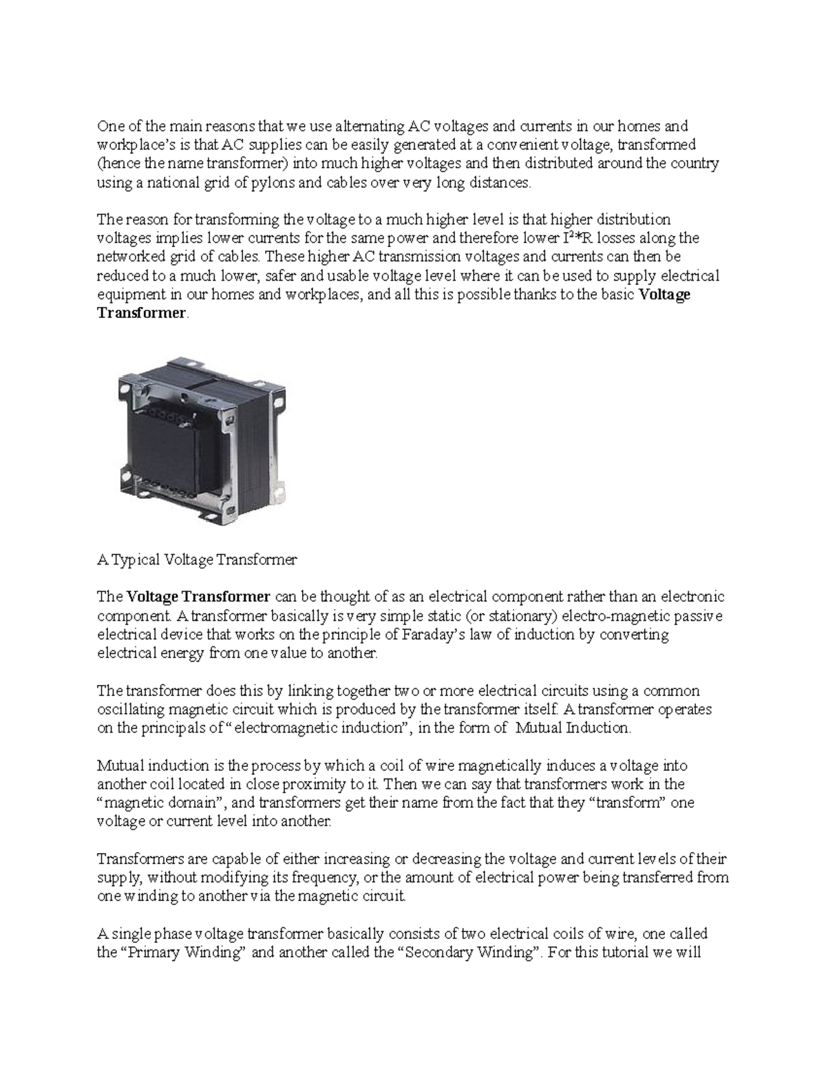 TEE 4301 Electrical machines II notes - Bachelor of science in ...