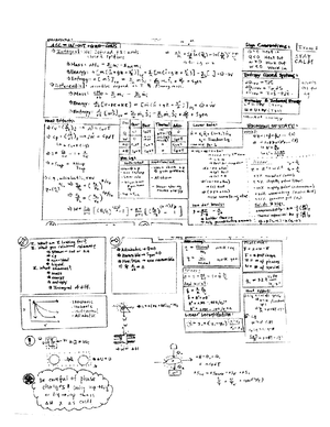 Cheat sheet II - RT V P i i i sat Psat exp yi H R0 H R1 H R T C ...