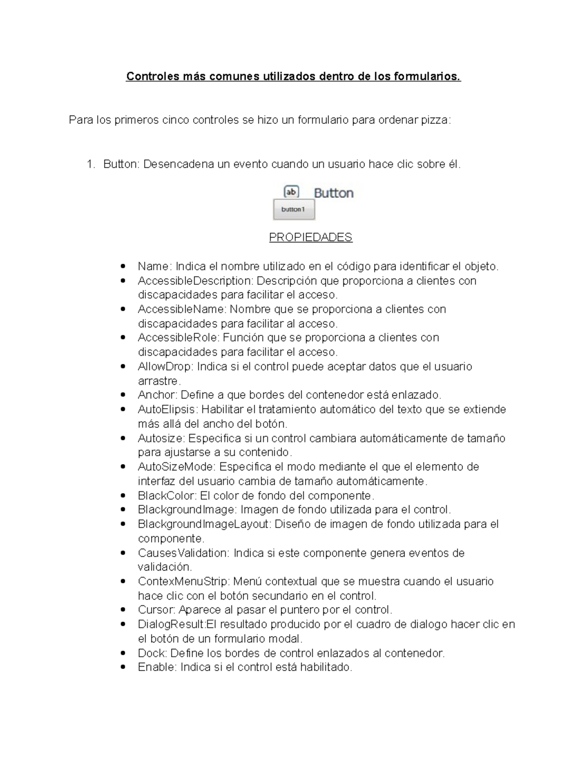 Trabajo 2 - Controles básicos de Visual Basic - Programación I - UFG ...