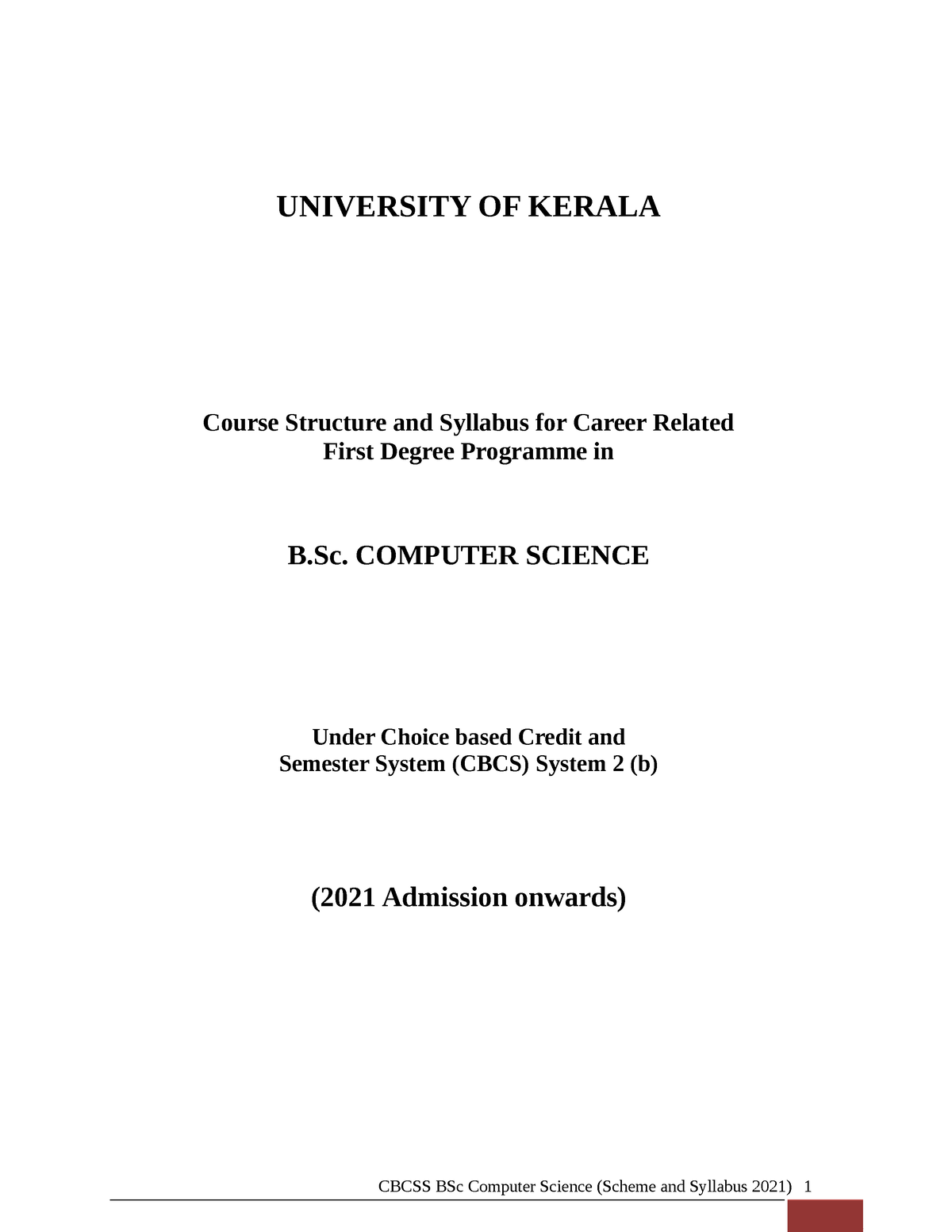 kerala university open course physical education syllabus