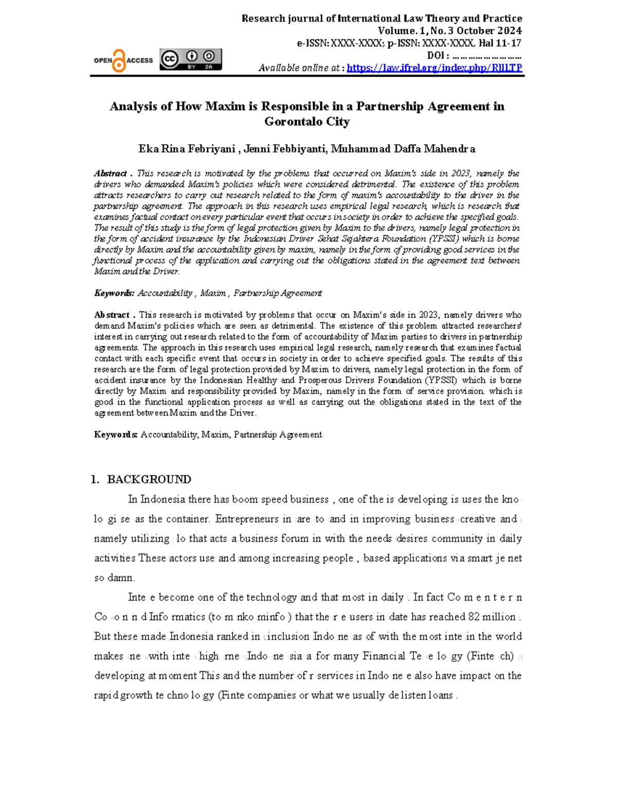 VOL+1+NO+3+ October+2024+HAL+11-17 - Research journal of International ...