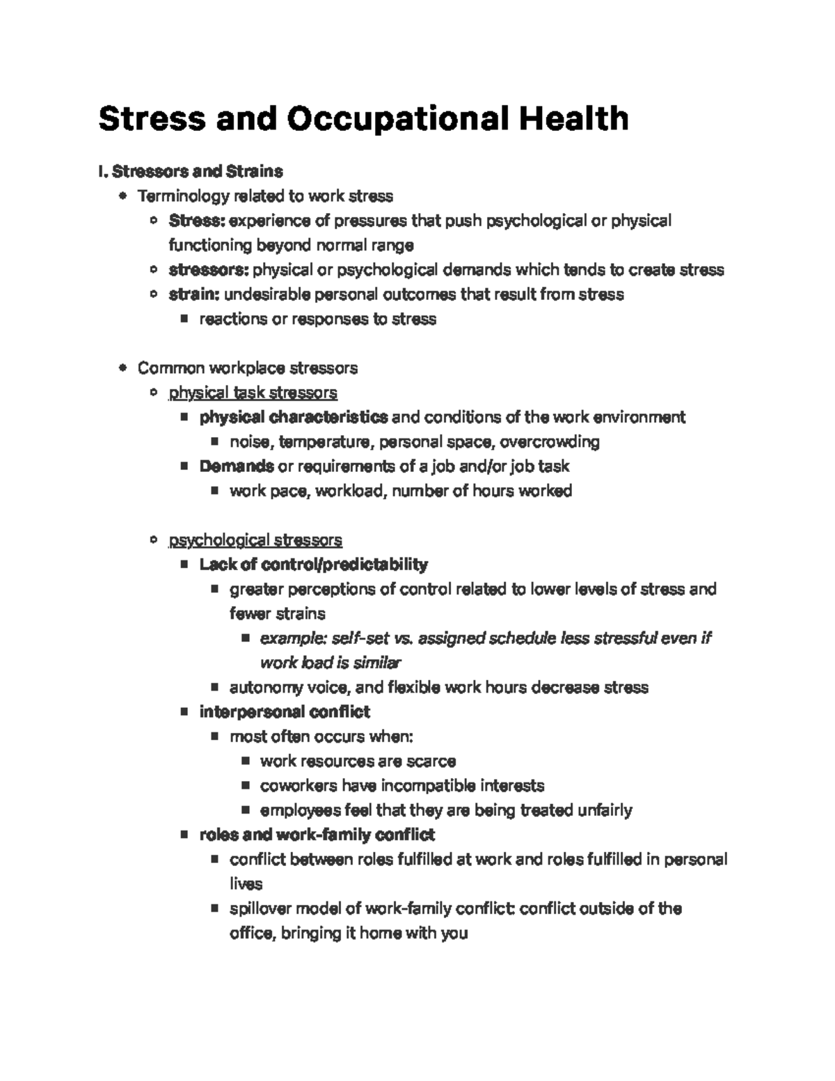 Stress and Occupational Health - S t re ss a n d O c c u p a t i o n a ...