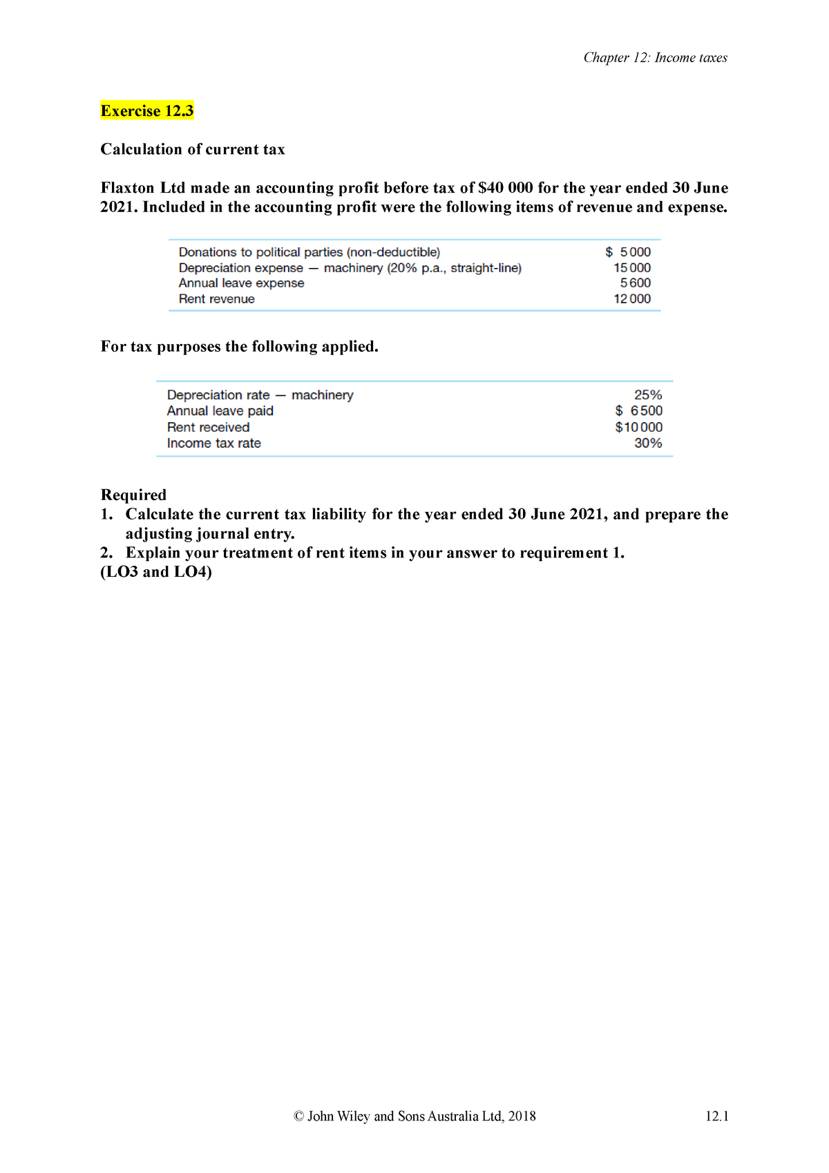 PQ question chapter 2 - ACCY200 - Financial Accounting Iia - UOW - StuDocu