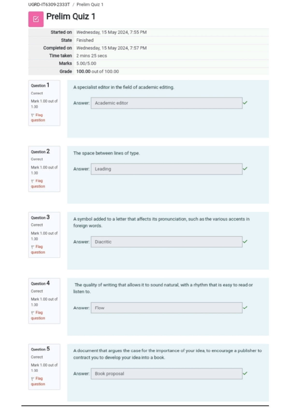 UGRD-IT6309 IT Capstone Project And Research 2- PQ1 - Prelim Quiz 1 ...