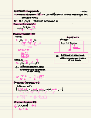 MATH 1051 - FINAL EXAM MATH 1051 PRACTICE MATERIAL - 6. Complete the ...