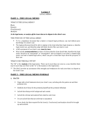 Lecture 4 Notes - IRAC - Lecture 4 IRAC PART 1 – THE IRAC WHAT IS AN ...